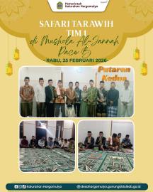 SAFARI TARAWIH TIM 1 PUTARAN KEDUA DI MUSHOLA AL-JANNAH PACE B